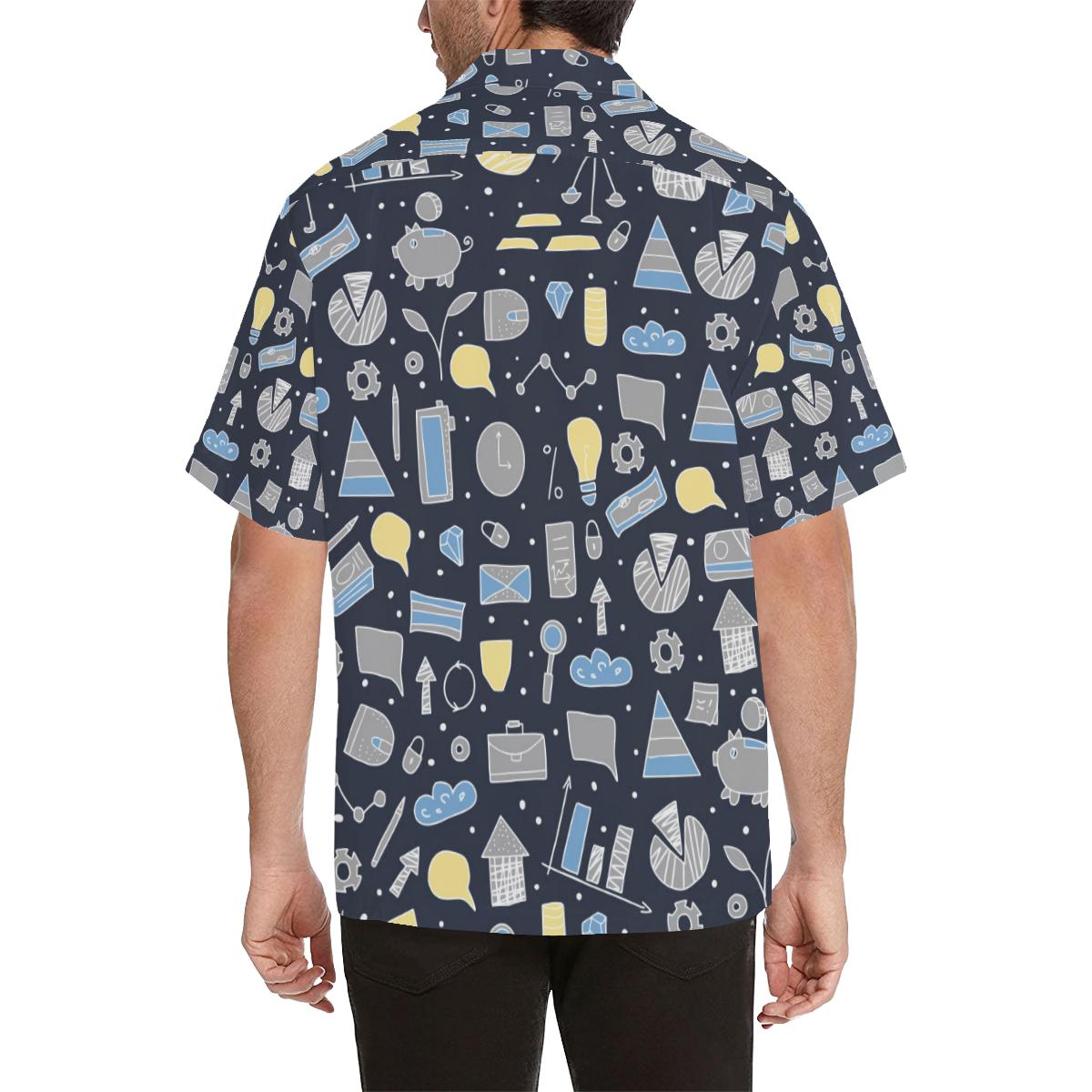 Accounting Financial Pattern Print Design Hawaiian Shirt