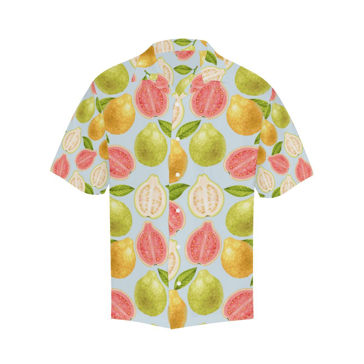 Guava Design Pattern Mens All Over Print Hawaiian Shirt