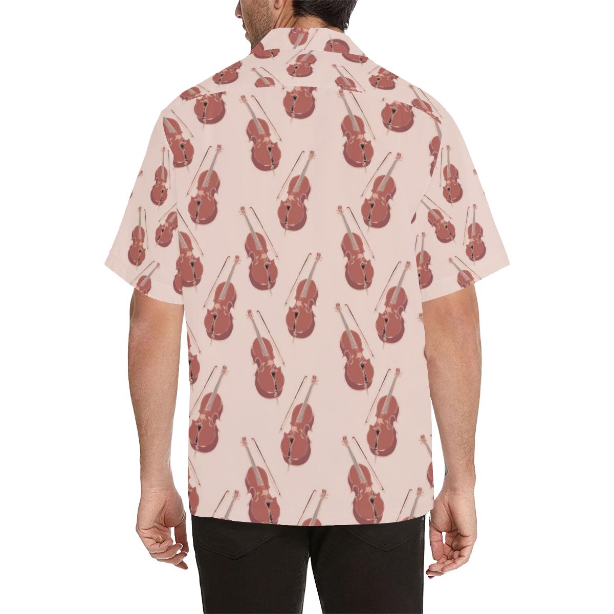 Cello Pattern Print Design Hawaiian Shirt