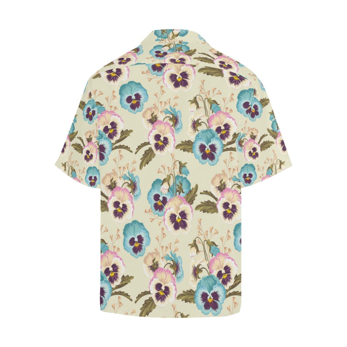 Pansy Pattern Print Design A Hawaiian Shirt