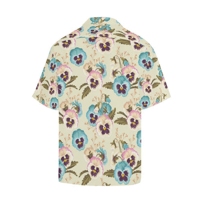 Pansy Pattern Print Design A Hawaiian Shirt