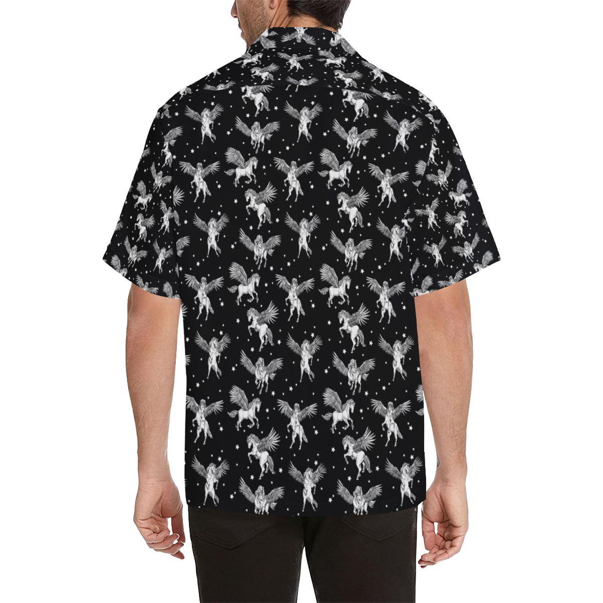 Pegasus Pattern Print Design Hawaiian Shirt
