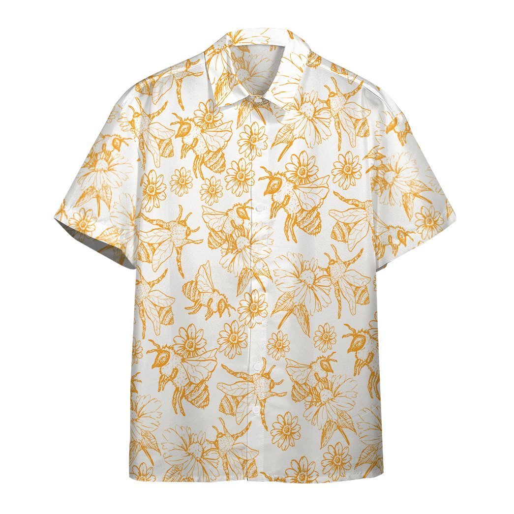  3D Bees Hawaii Shirt