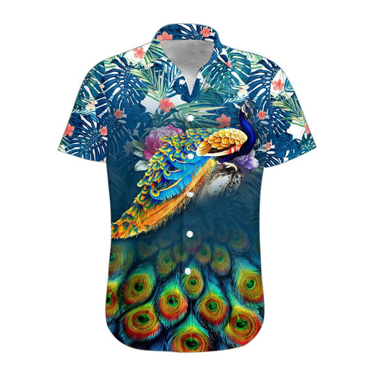  3D Peacock Hawaii Shirt