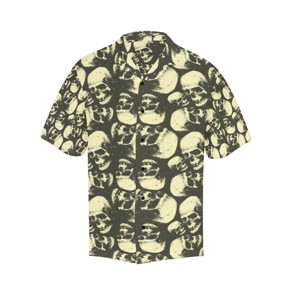 Skull Print Design Hawaiian Shirt