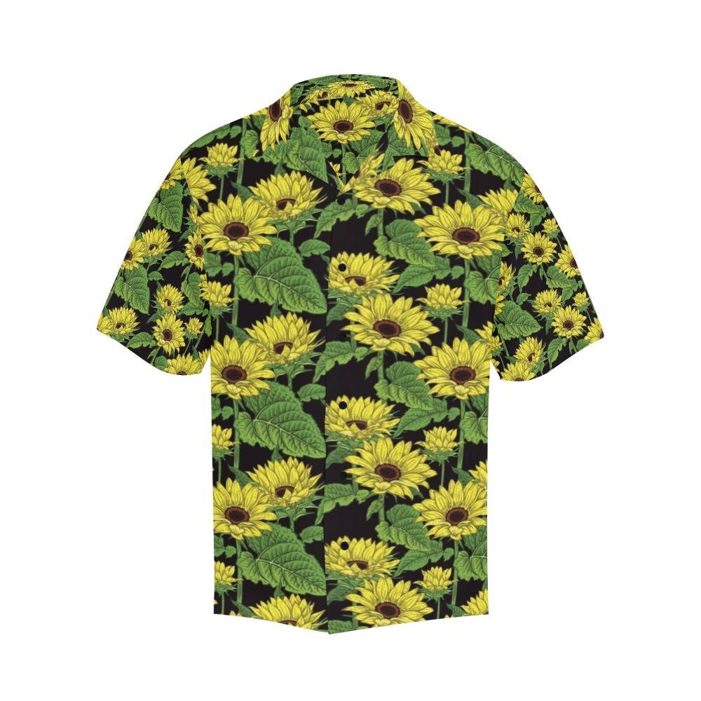 Sunflower Print Design 0 Hawaiian Shirt