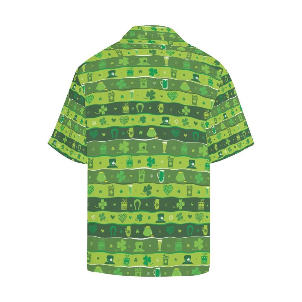 Shamrock Print Design Hawaiian Shirt