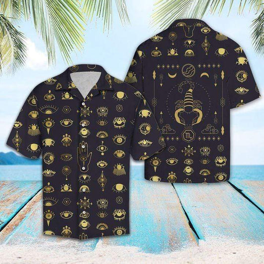 Black Scorpion Unisex Hawaii Shirts #L