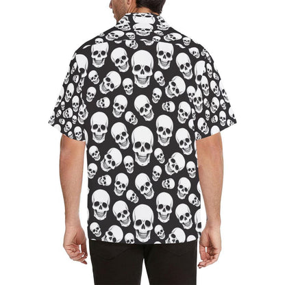 Skull Print Design Hawaiian Shirt