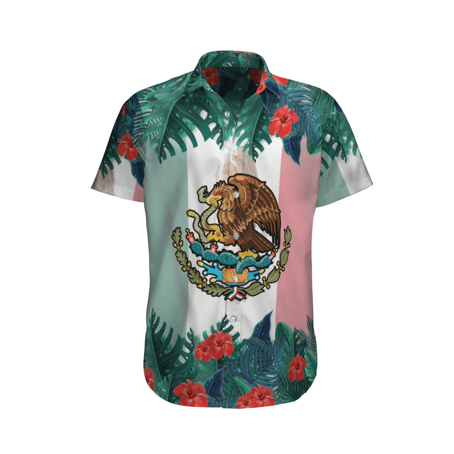 Hawaiian Aloha Shirts Mexico Tropical Flower