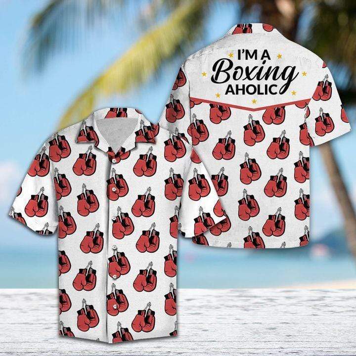 I'm A Boxing Aholic Unisex Hawaiian Aloha Shirts #DH