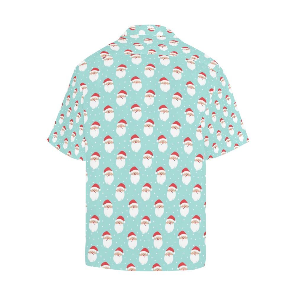 Santa Print Design Hawaiian Shirt