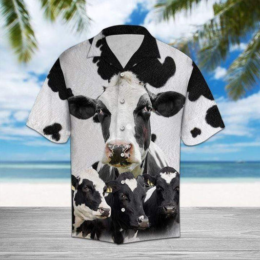 Cow Farmer 3D Hawaiian Shirts #L