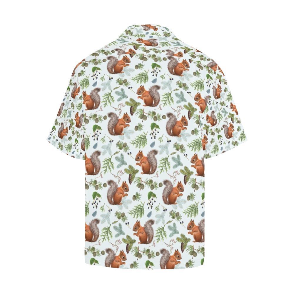 Squirrel Print Design Hawaiian Shirt