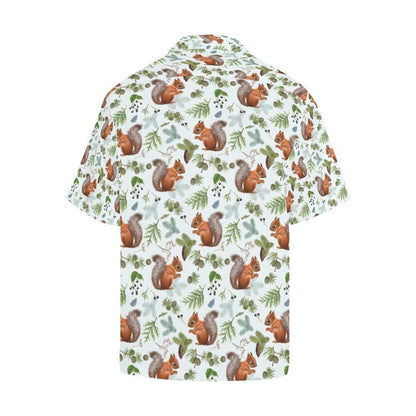 Squirrel Print Design Hawaiian Shirt