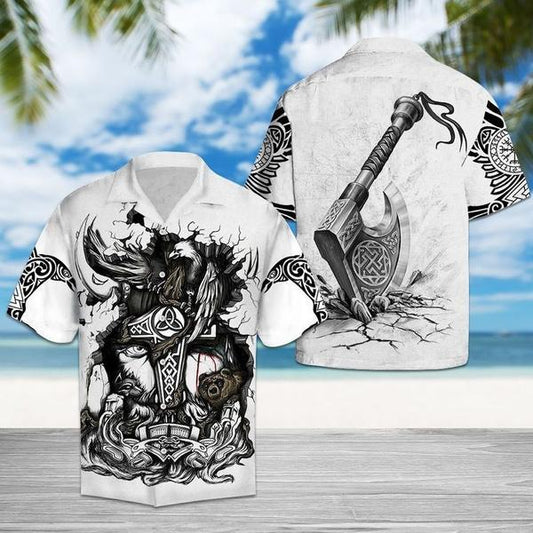 Viking Odin Hawaiian Shirt | For Men & Women | Adult | HW5197