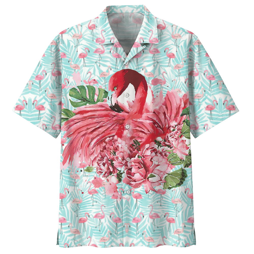 Flamingo Hawaiian Shirt Azs029