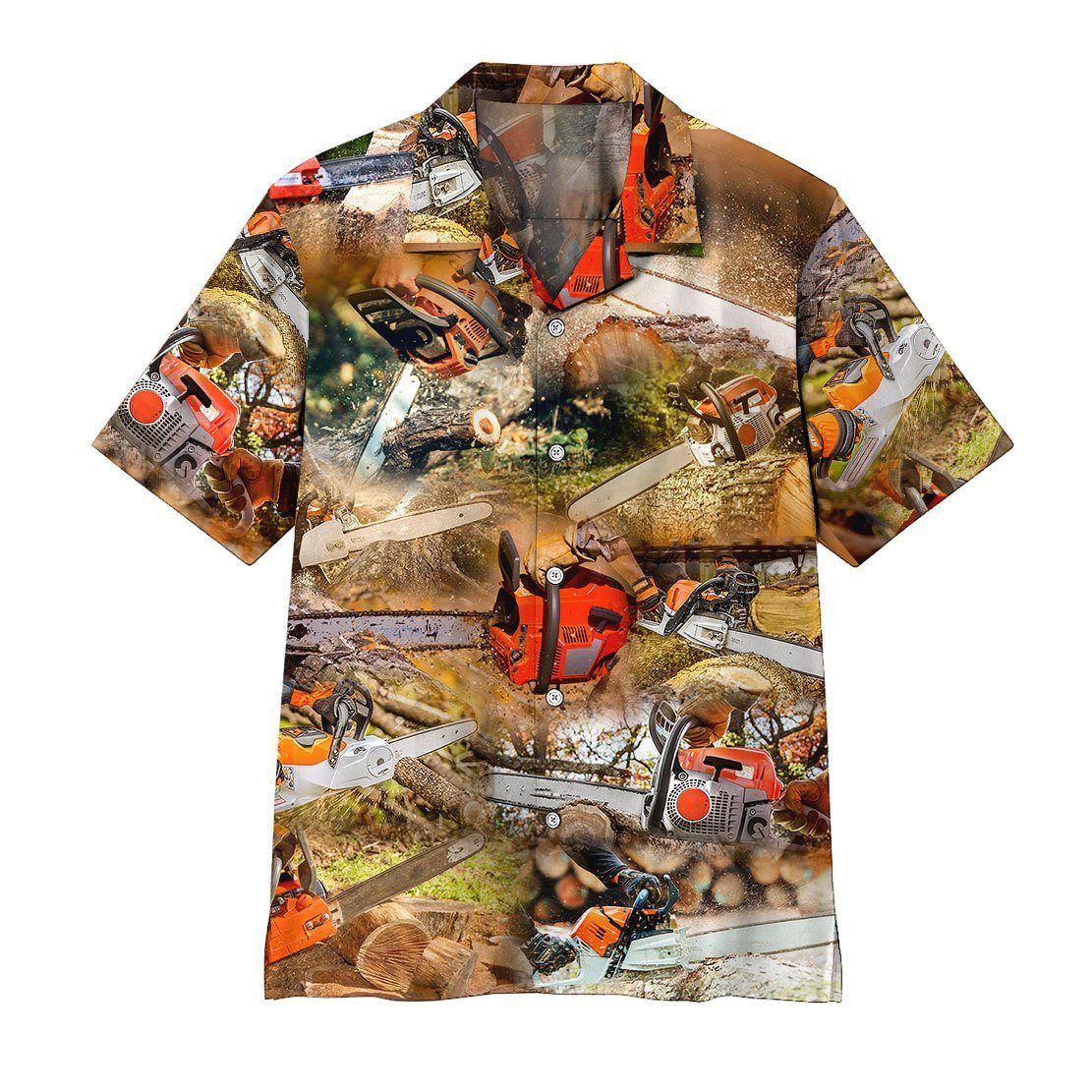  3D Chainsaw Hawaii Shirt