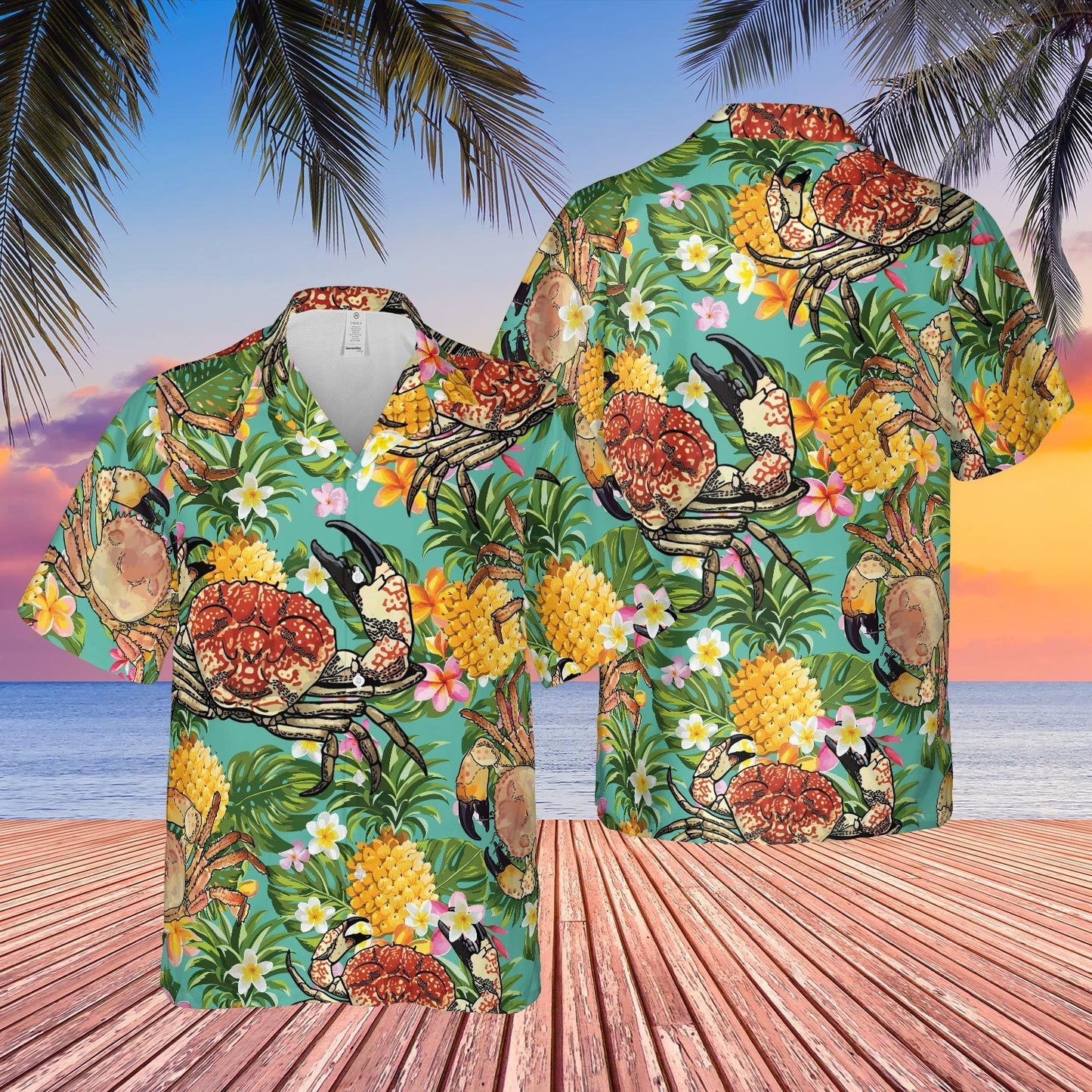 Crab Hawaiian Shirt | For Men & Women | Adult | HW4629