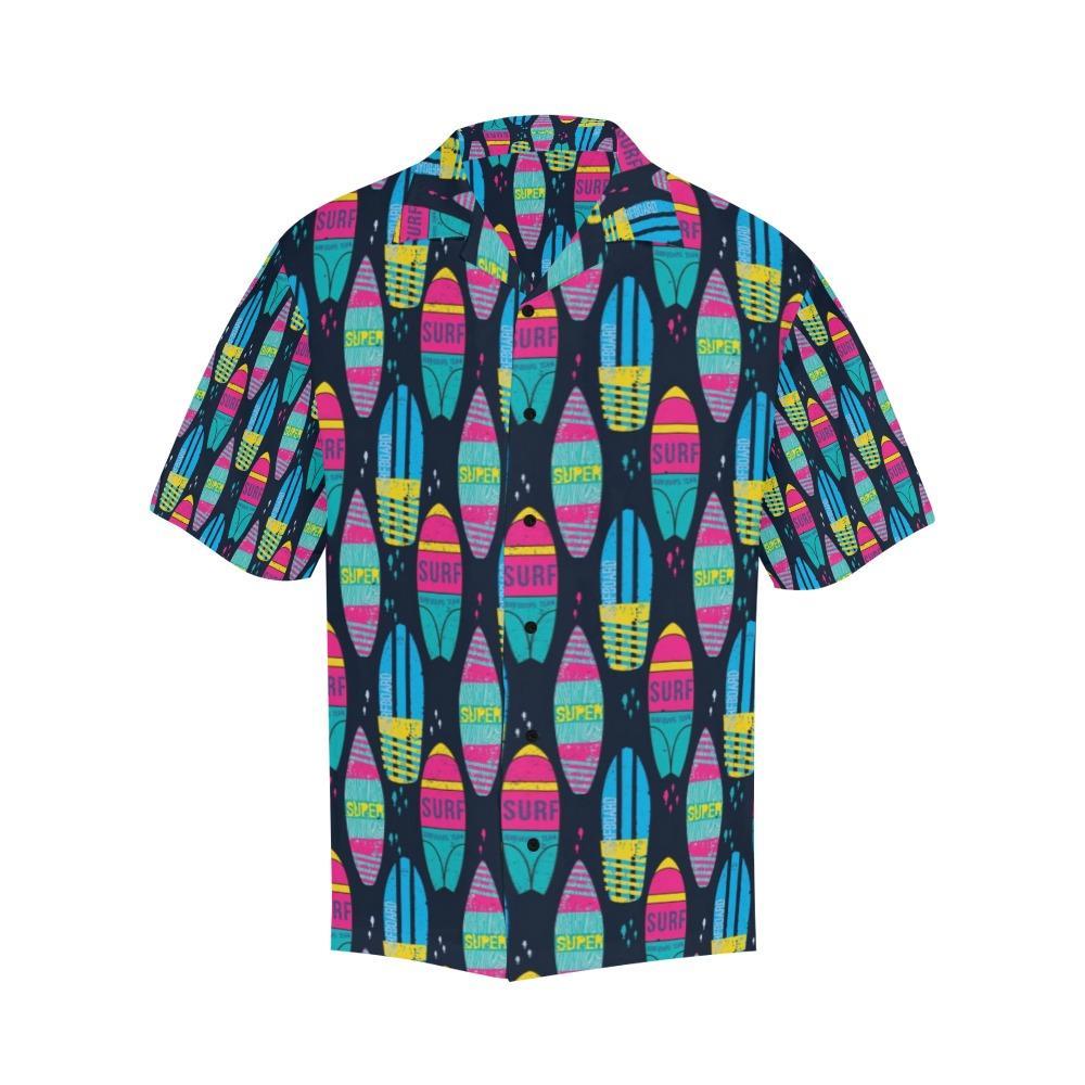 Surfboard Colorful Print Design Hawaiian Shirt