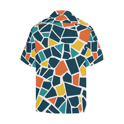 Mosaic Pattern Print Design Hawaiian Shirt