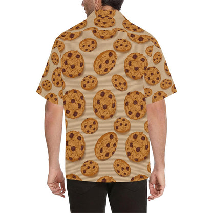 Cookie Pattern Mens All Over Print Hawaiian Shirt