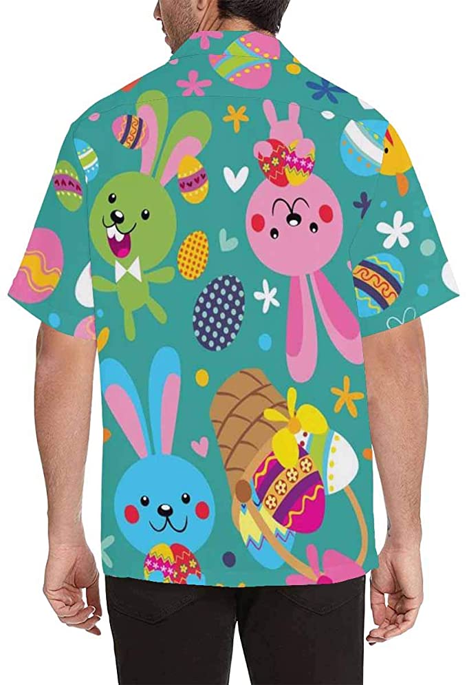 Happy Easter Funny Bunny Love Eggs Amazing Hawaiian Aloha Shirts #DH