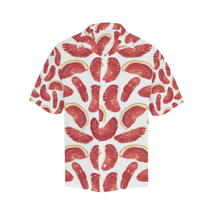 Grapefruit Pattern Mens All Over Print Hawaiian Shirt