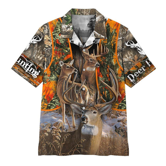  3D Deer Hunting Hawaii Shirt