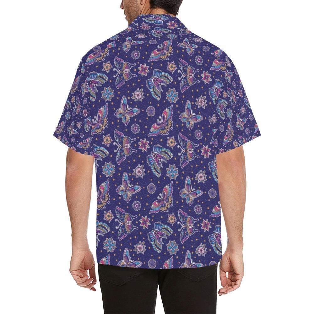 Butterfly Print Design Hawaiian Shirt