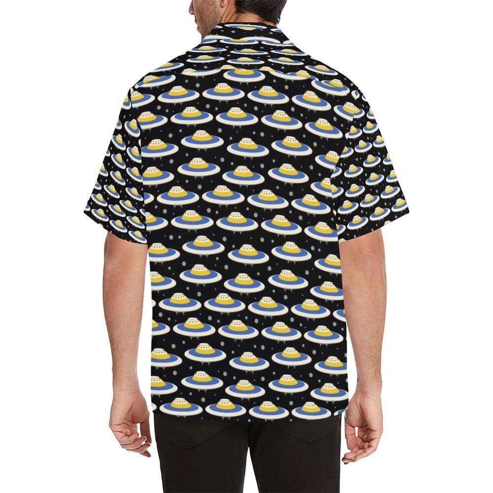 Ufo Print Design Hawaiian Shirt