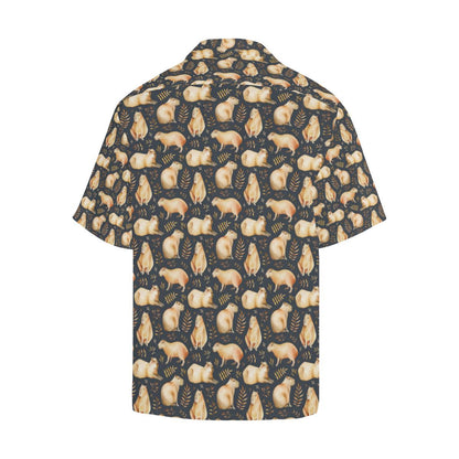 Capybara Pattern Print Design Hawaiian Shirt