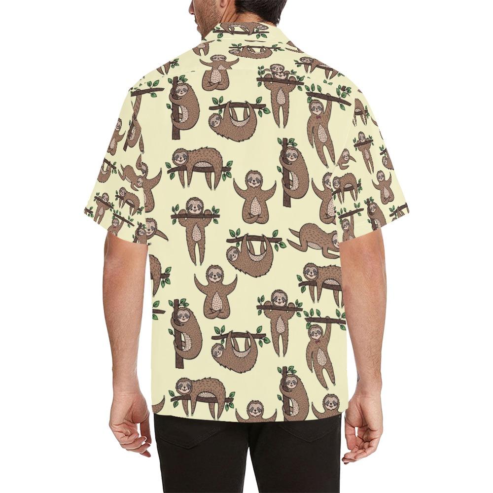 Sloth Print Design 0 Hawaiian Shirt