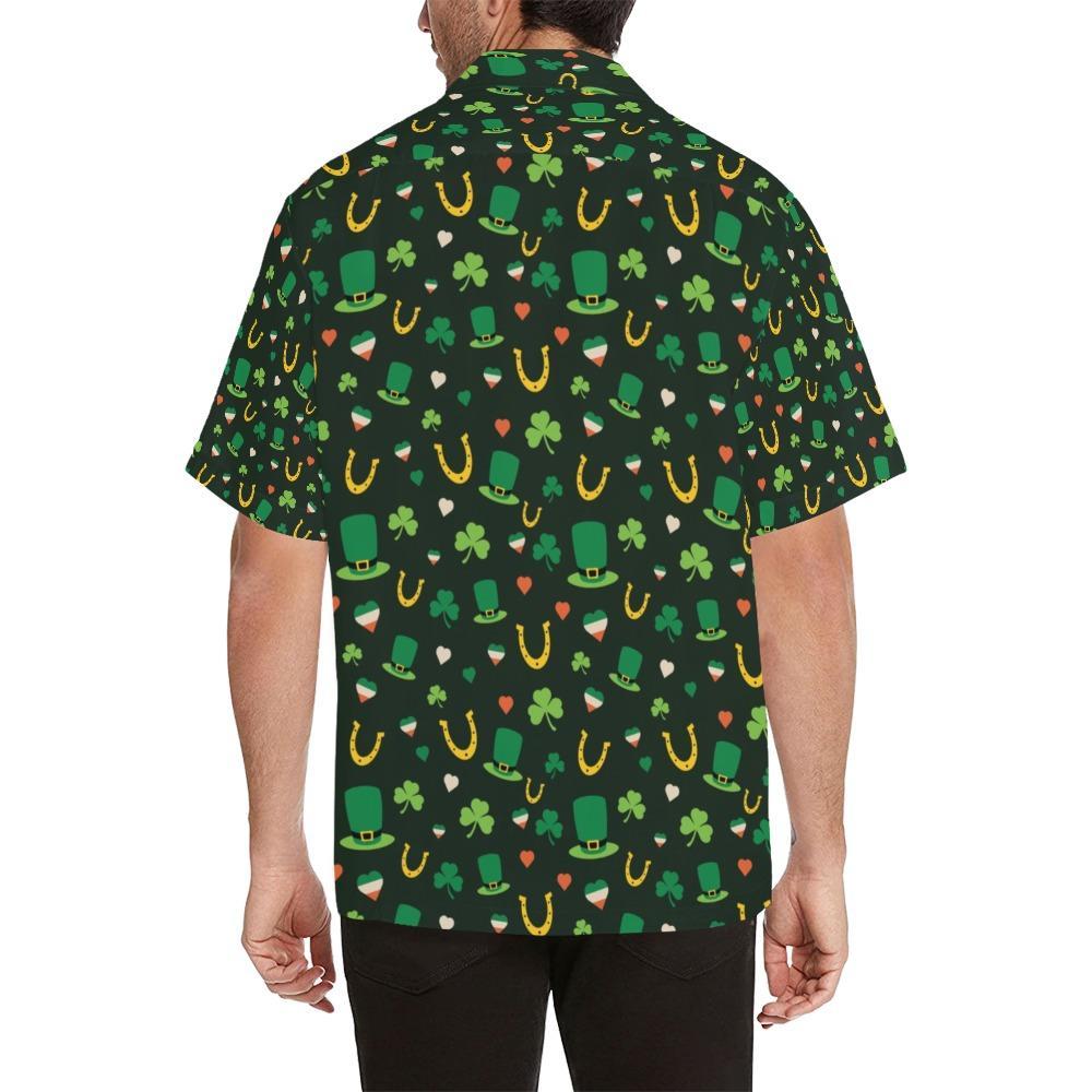 Shamrock Print Design Hawaiian Shirt