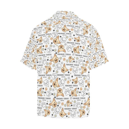 Yorkshire Terriers Print Design Hawaiian Shirt