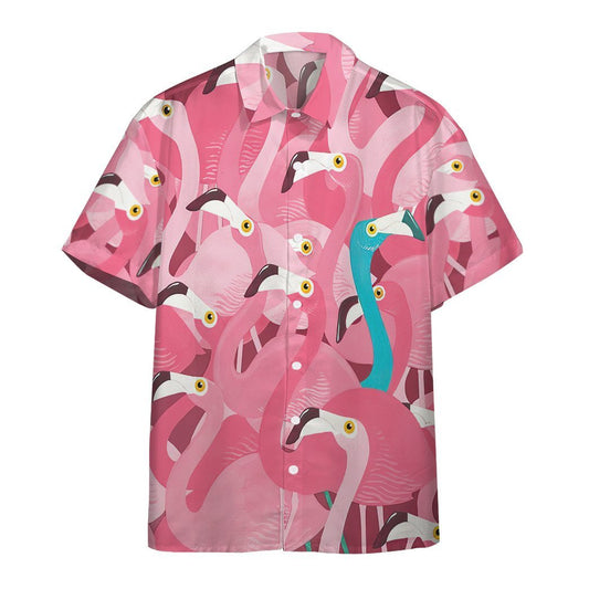  3D Flamingo Hawaii Shirt