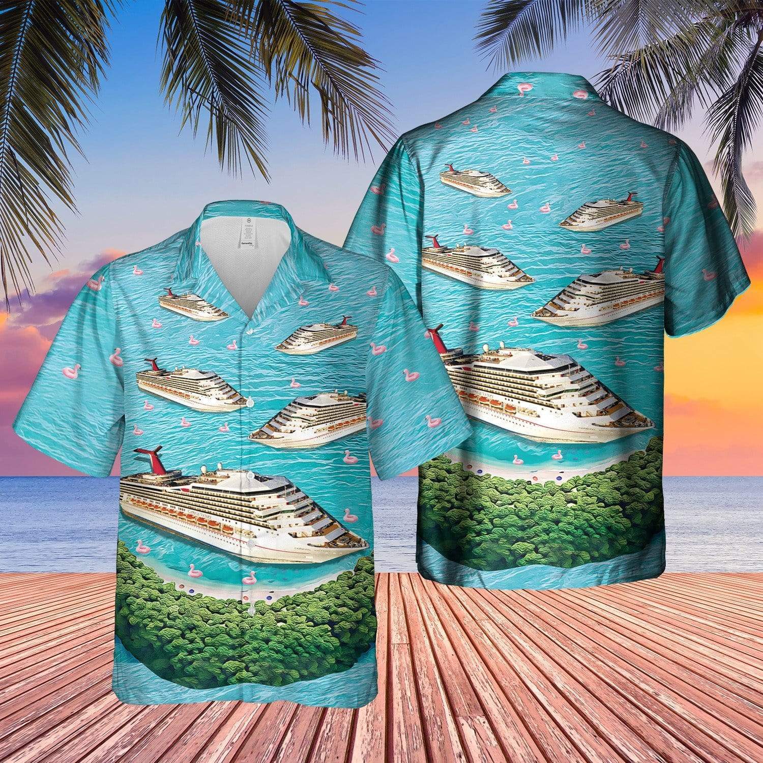 Amazing Us Cruise Ship Half Moon Cay Unisex Hawaiian Shirts