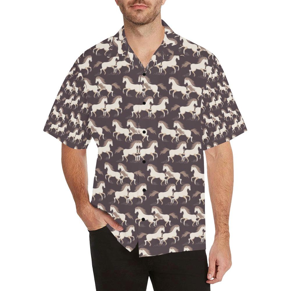 Horse Print Design Hawaiian Shirt