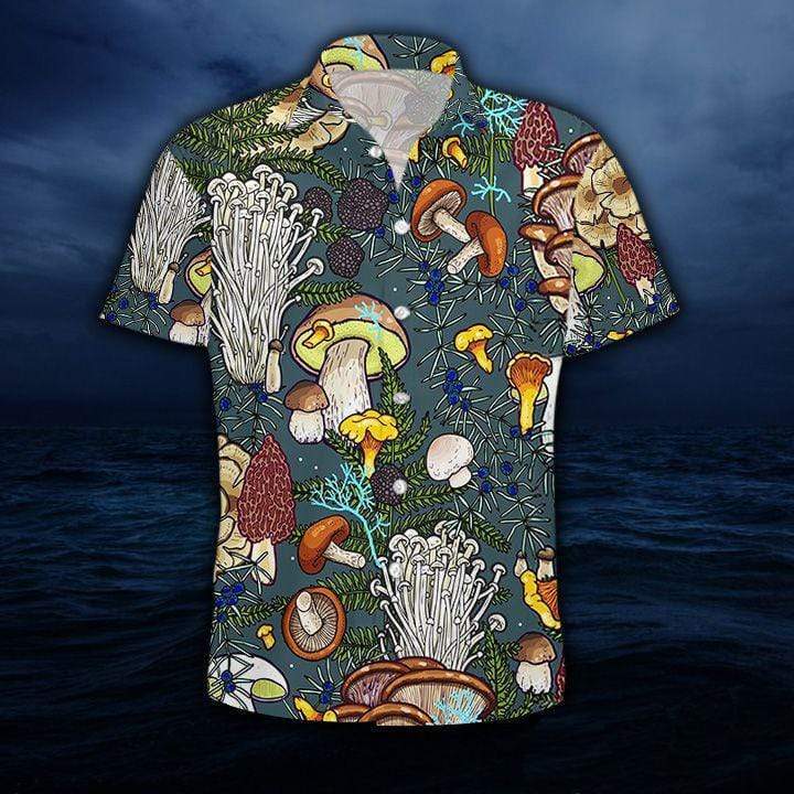 Mushroom Colorful Art Hawaiian Aloha Shirts