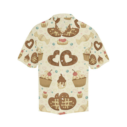 Cake Pattern Mens All Over Print Hawaiian Shirt