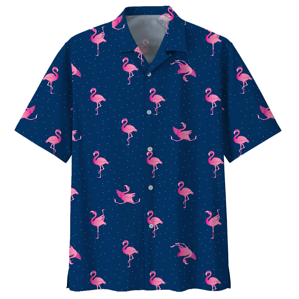 Flamingo  Blue Amazing Design Unisex Hawaiian Shirt For Men And Women Dhc17063841