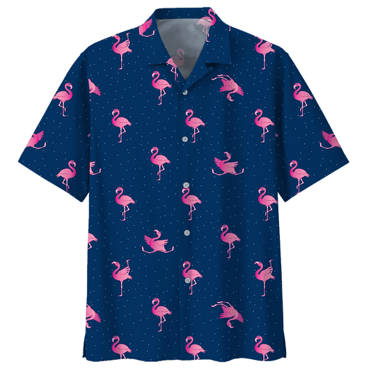 Flamingo  Blue Amazing Design Unisex Hawaiian Shirt For Men And Women Dhc17063841