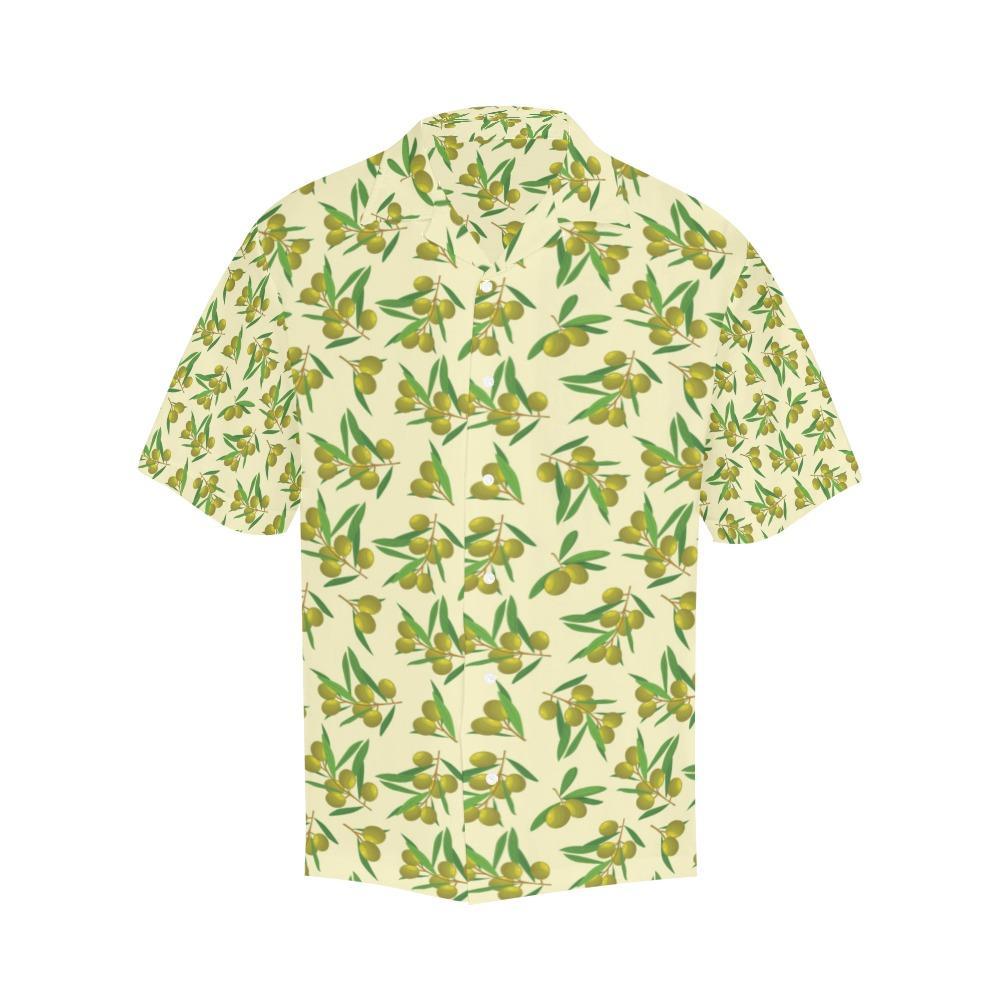 Olive Print Design Hawaiian Shirt