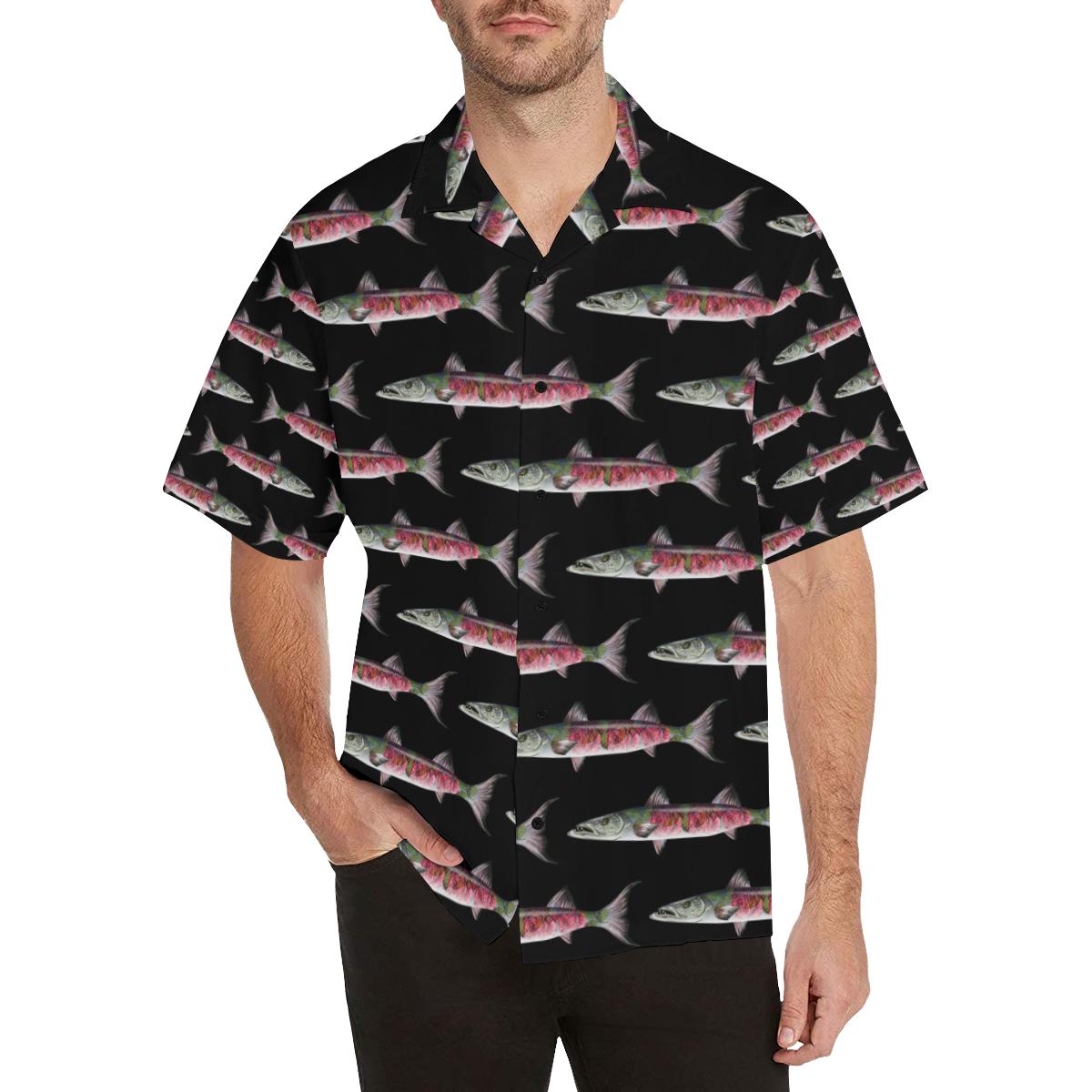 Barracuda Pattern Print Design Hawaiian Shirt