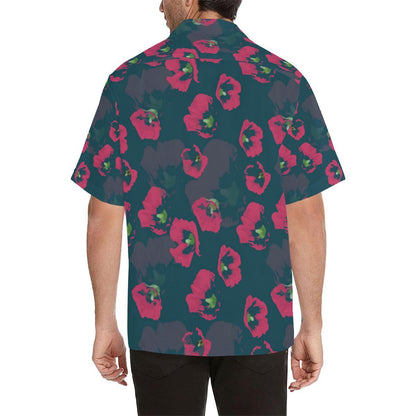 Morning Glory Pattern Print Design Hawaiian Shirt