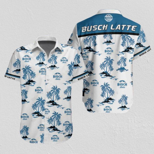 Busch Latte Hawaiian Shirt