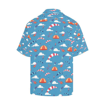 Skydiver Print Design Hawaiian Shirt