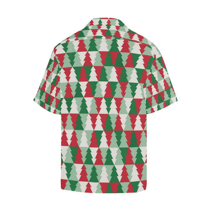 Christmas Tree Pattern Print Design Hawaiian Shirt