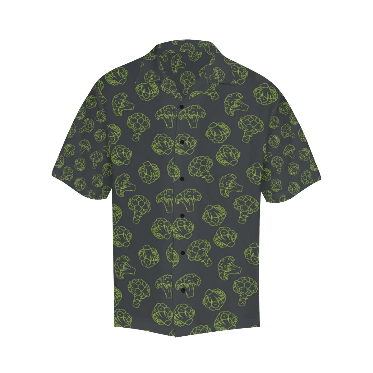 Broccoli Pattern Print Design Hawaiian Shirt