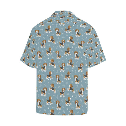 Beagle Pattern Print Design Hawaiian Shirt
